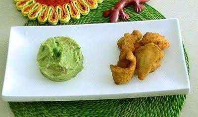 Lagrimitas de pollo con guacamole. Concurso Al rojo Vivo de Cocacola Lagrimitas de pollo con guacamole. Concurso Al rojo Vivo de Cocacola