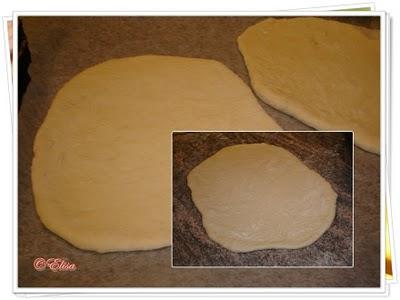 Calzone con beicon y champiñones Calzone con beicon y champiñones
