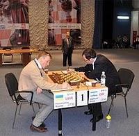 Boris Gelfand campeón de la Copa del Mundo de Ajedrez 2009 Boris Gelfand y Ruslan Ponomariov en la final de la Copa del Mundo de Ajedrez 2009