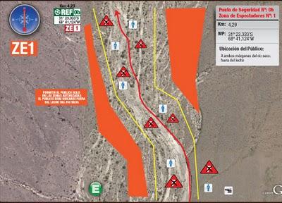 Dakar 2010: Zona de espectadores Etapa 12 (San Juan - San Rafael)