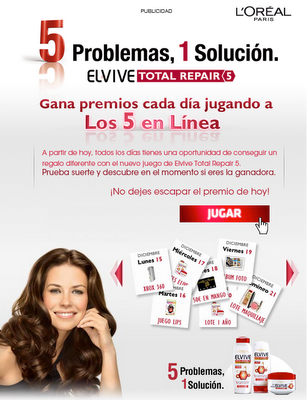 Sorteo de productos en L'oreal