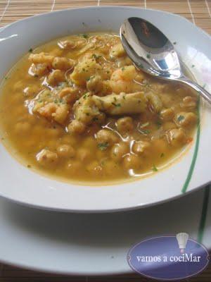 Sopa de pescado fácil