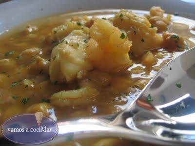 Sopa de pescado fácil