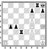 eones cuadruplicados en la partida de ajedrez por correspondencia Gilfer contra Tegelman (1933-38)