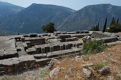 Delfos. Templo de Apolo, lugar del Oráculo de ...