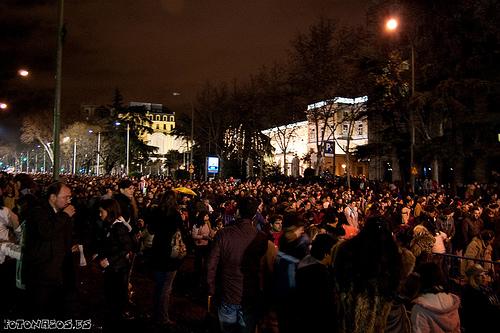 Foto Fotos de la Cabalgata de Reyes 2010, la cabalgata de los paraguas