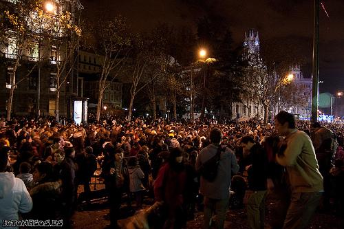 Foto Fotos de la Cabalgata de Reyes 2010, la cabalgata de los paraguas