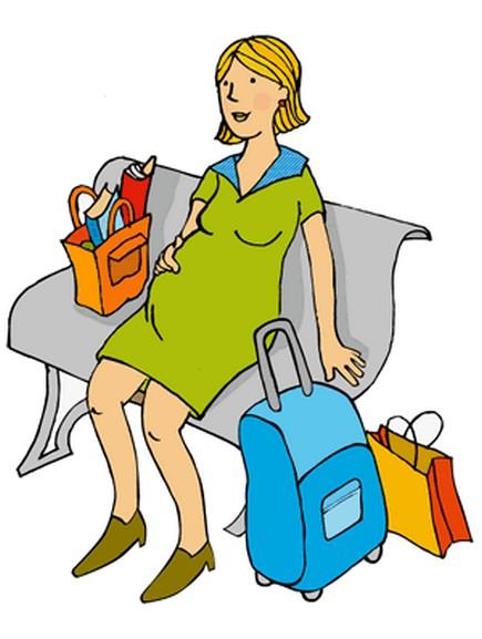 Una embarazada en embarazada jungla