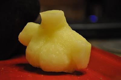 Busto de patata: mi primera talla