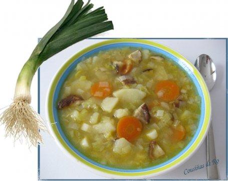 porrusalda Porrusalda con shitake