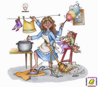 El cuidado de los niños y las tareas domésticas