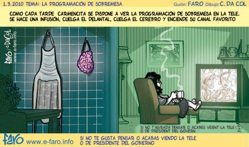 100301.TV.SOBREMESA Humor de morro fino.