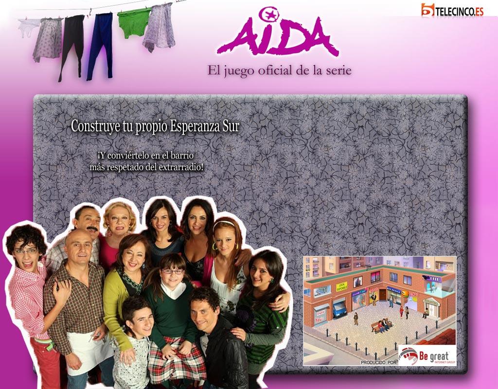 Telecinco estrena el juego oficial on line de 'Aída'