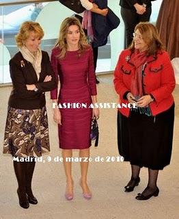Dña Letizia luce por cuarta vez el aclamado vestido magenta, de Felipe Varela