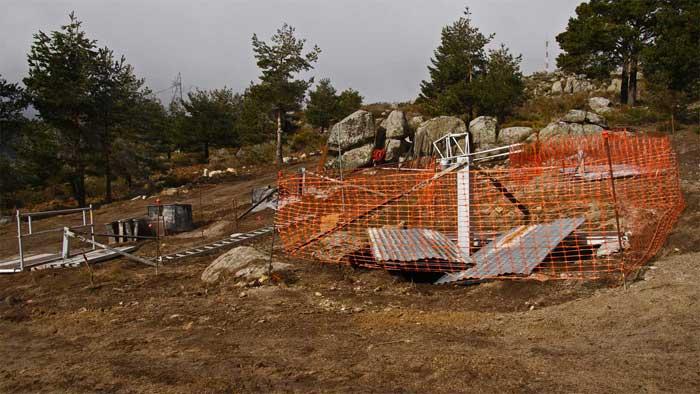 Línea de Muy Alta Tensión en la Sierra de Guadarrama