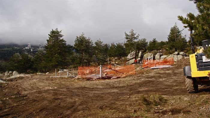 Línea de Muy Alta Tensión en la Sierra de Guadarrama