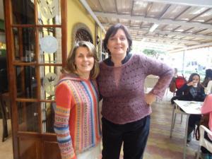 Olivia y Patricia Crónica de la presentación de Princesa en BiblioCafé de Valencia.