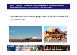 Arquitectura Rural:Visión retrospectiva de gestión del espacio