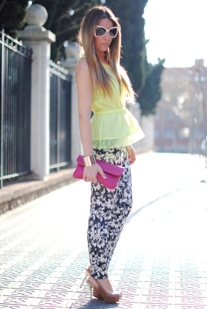 Floral print & Fluor