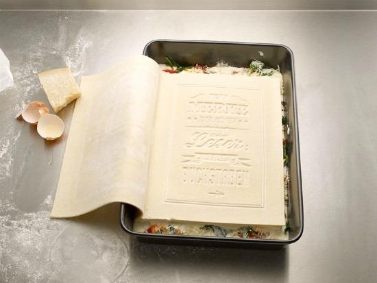 Un libro de recetas que se come Un libro de recetas que se come