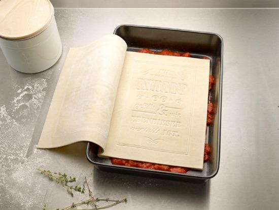 Un libro de recetas que se come Un libro de recetas que se come