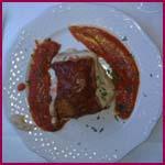 Pastel de marisco Comiendo en El Llantar de la Sierra (Guadalix de la Sierra, Madrid)