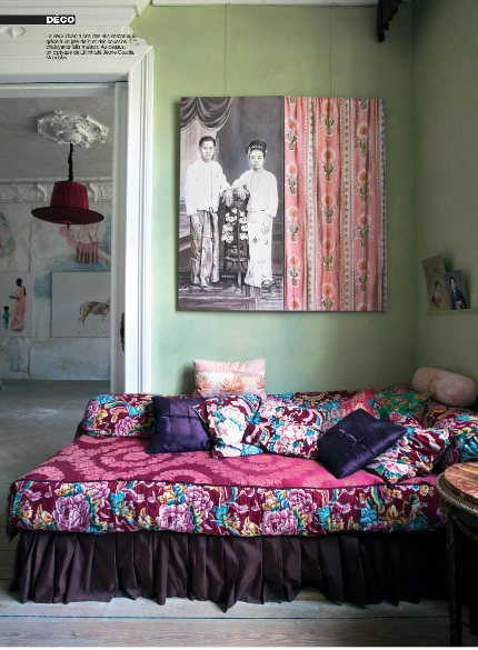Una casa con mucho arte Una casa con mucho arte