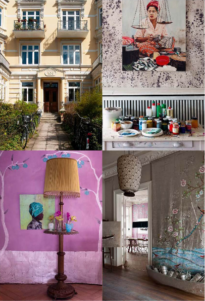 Una casa con mucho arte Una casa con mucho arte