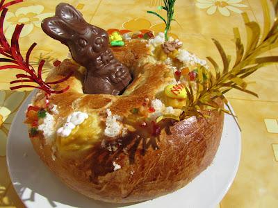 Rosca de Pascua rellena Rosca de Pascua rellena