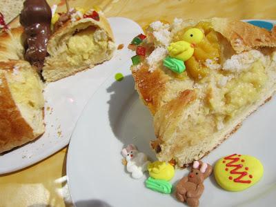 Rosca de Pascua rellena Rosca de Pascua rellena