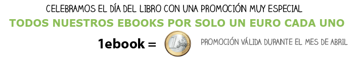 Promoción especial día del libro 1 ebook = 1 euro