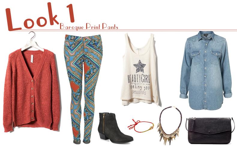 How to Wear: Baroque Print Pants Photobucket
