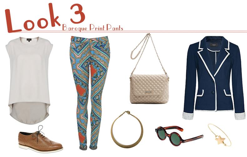How to Wear: Baroque Print Pants Photobucket