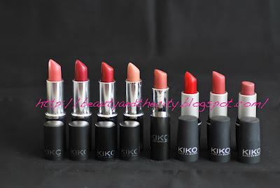 Lipstick Swatches II - KIKO Lipstick Swatches II - KIKO