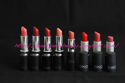 Lipstick Swatches II - KIKO Lipstick Swatches II - KIKO