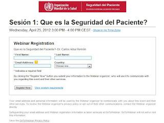 Curso de Investigación en Seguridad del Paciente Curso de Investigación en Seguridad del Paciente