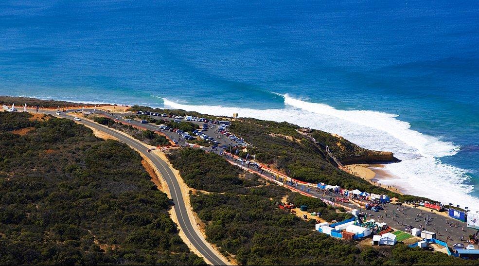 Todo listo para el Rip Curl Pro Bells Beach 2012