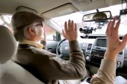 Video un ciego al volante del auto de google