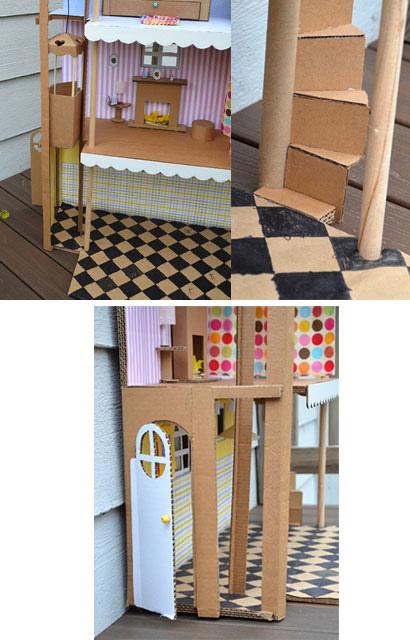 DIY Casa de muñecas de cartón - Paperblog