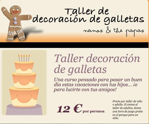 Taller decoración de galletas