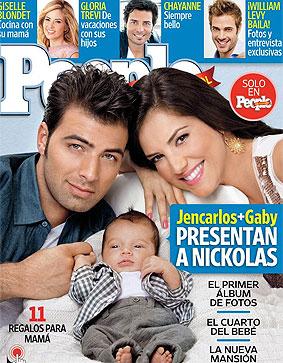 +Farandula: Jencarlos Canela y Gaby Espino presentan a su bebé
