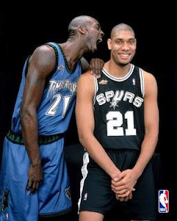 Kevin Garnett vs Tim Duncan