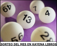 Sorteo del mes de abril del blog Kayena: Negro sobre blanco