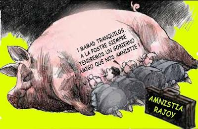 Una amnistía fiscal que insulta a la honradez. Una amnistía fiscal que insulta a la honradez.