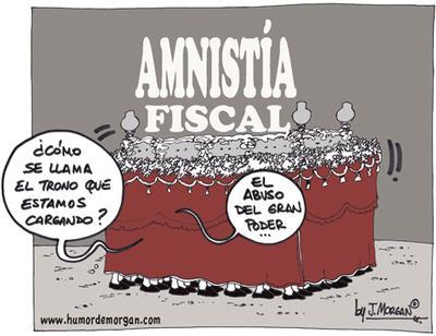 Una amnistía fiscal que insulta a la honradez. Una amnistía fiscal que insulta a la honradez.