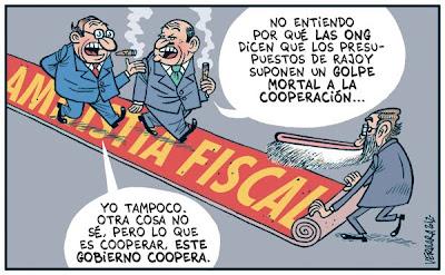 Una amnistía fiscal que insulta a la honradez. Una amnistía fiscal que insulta a la honradez.
