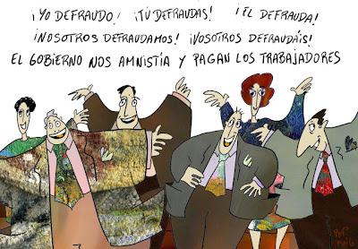 Una amnistía fiscal que insulta a la honradez. Una amnistía fiscal que insulta a la honradez.