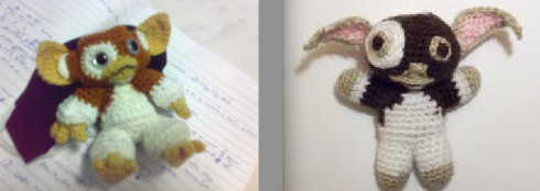 Gremlin de crochet Vamos a contar mentiras tra lá lá (II)
