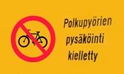 Prohibido aparcar bicicletas