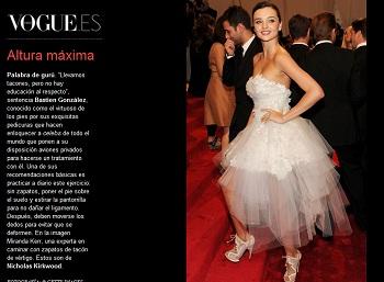 Triunfo de Bastién González en 2011 y 2012 Vogue.es (Enero 2012)